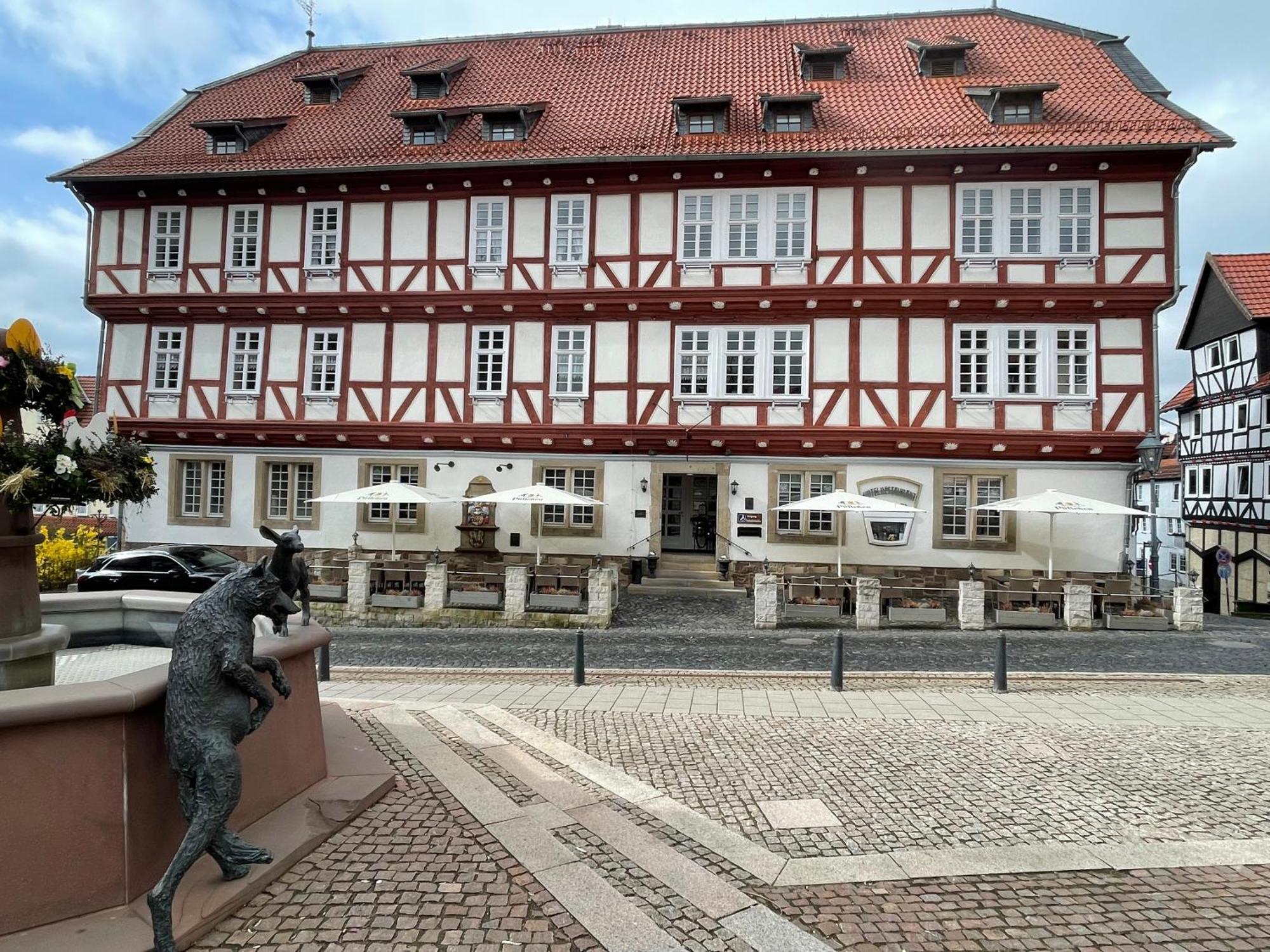 Altes Rathaus Hotel-Restaurant-Cafe Wolfhagen Kültér fotó