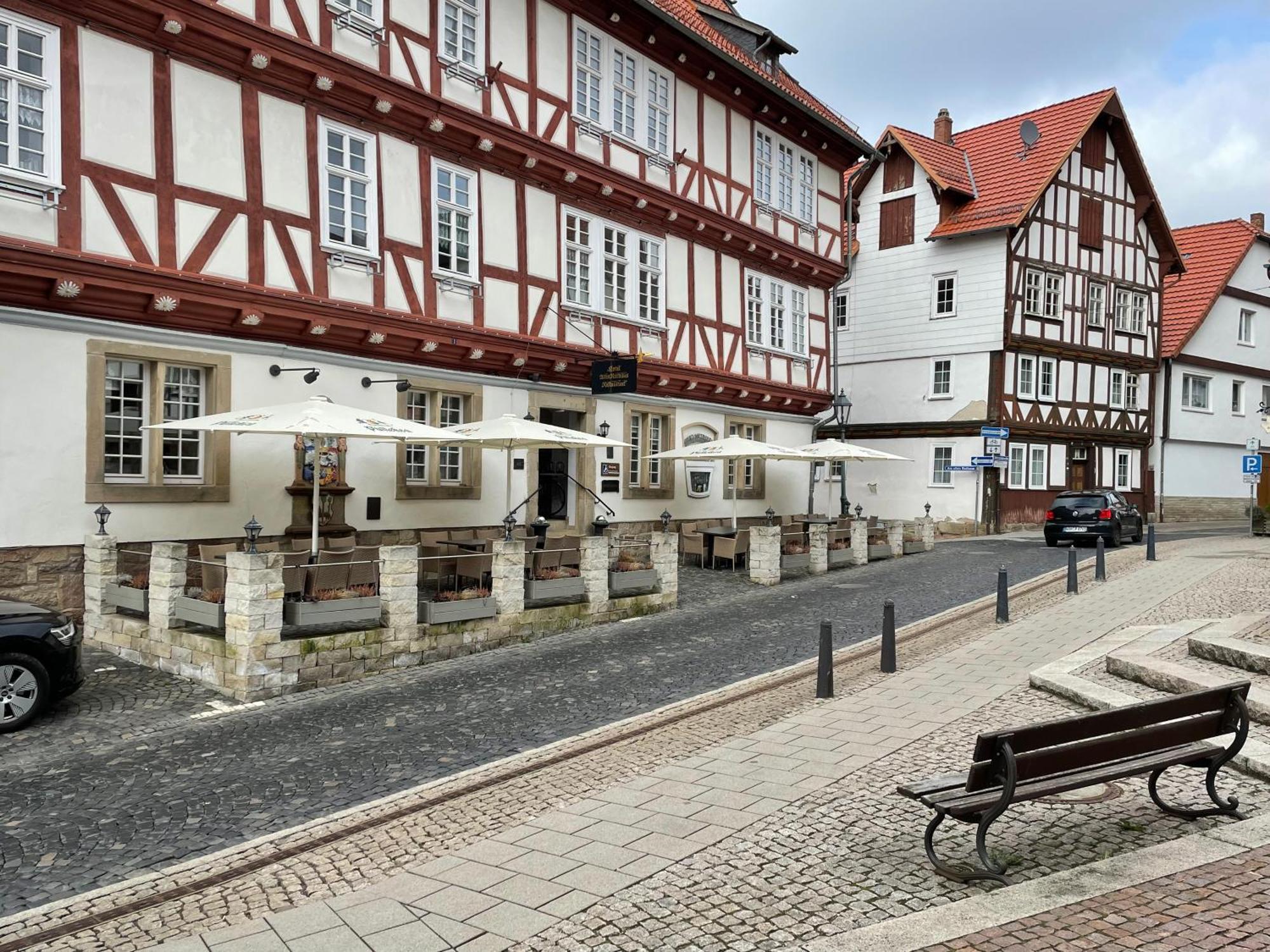 Altes Rathaus Hotel-Restaurant-Cafe Wolfhagen Kültér fotó